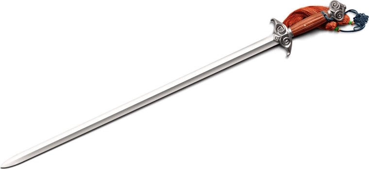 Cold Steel Chinese Leaf Gim китайски меч 84,5 см с палисандрова ръкохватка и дървена ножница