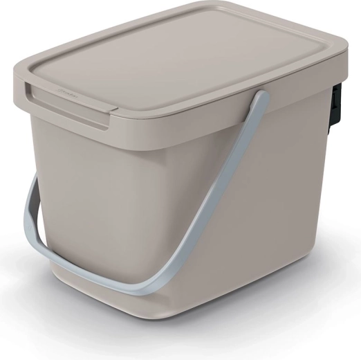 Systema Q Collect 6 L Waste Bin, Light Brown