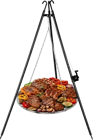 Large 70 cm grate for grilling for more people