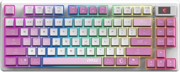 Геймърска клавиатура MSI Forge GK600 TKL Wireless Violet US