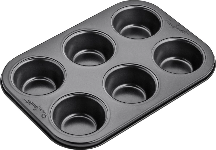 Six cavities for even baking
