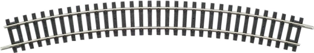 Дъгова релса PIKO H0 R3, 30°, радиус 484 mm