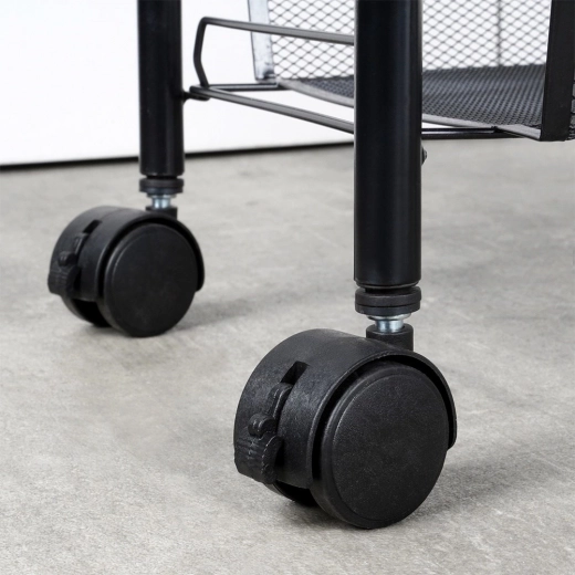 Подвижна количка с спирачки