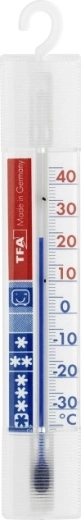 TFA fridge and freezer thermometer with color scale