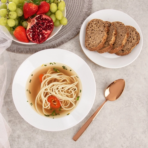 Deep shape for soups and pasta