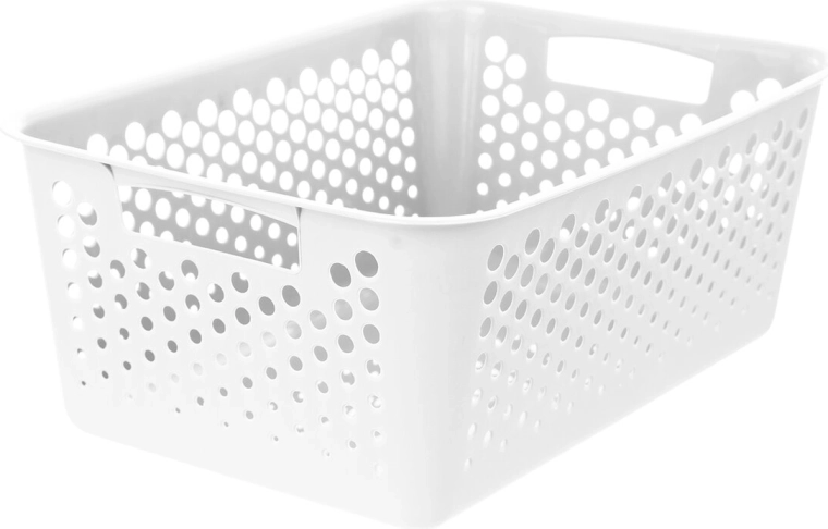 Storage basket UH Art white 36.5 × 25.5 × 14.5 cm