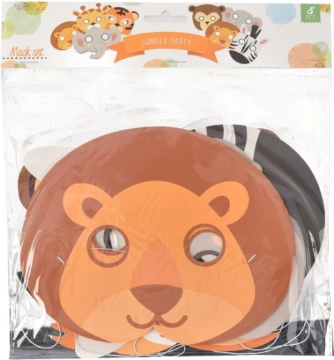 Paper Jungle Masks (8 pcs)