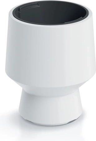 White HEOS planter with insert 34.3 cm