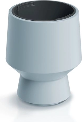 Planter with insert 27 cm light grey HEOS