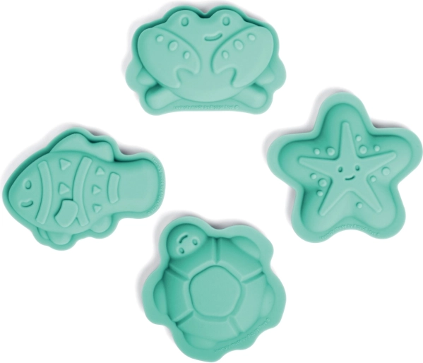 Силиконови формички за пясък Bigjigs Toys във формата на животни