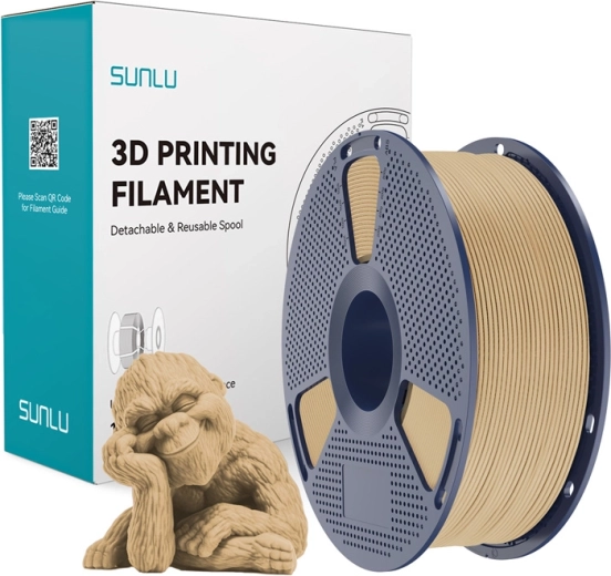 Sunlu Wood filament pro 3D печат клен