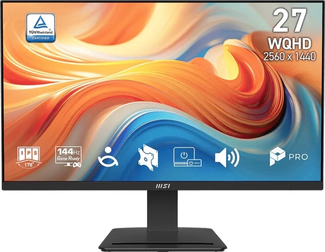 Монитор MSI pro MP273Q E14 27" WQHD 144 Hz черен
