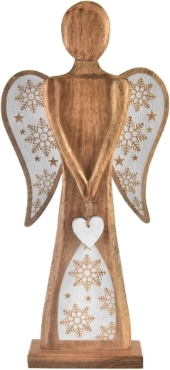 Christmas decoration angel Mango White 60 cm