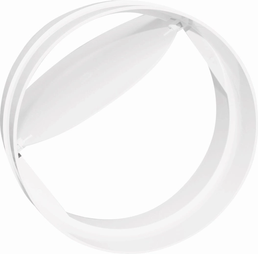 Backdraft damper 100 mm plastic