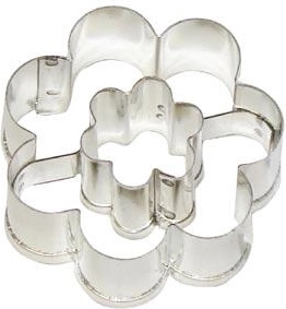 Cookie Cutter Flower with Inner Bloom
