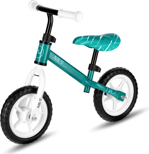 NILS Fun 10″ Kids Balance Bike green
