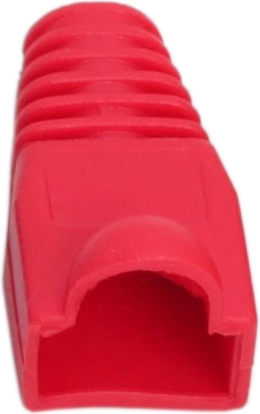 Cable boot for 8P8C connector, red