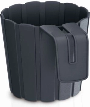 Boardee Hook Hanging Planter anthracite