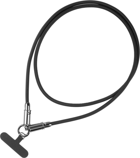USB‑C cable 2‑in‑1 with neck loop 1.2 m – black