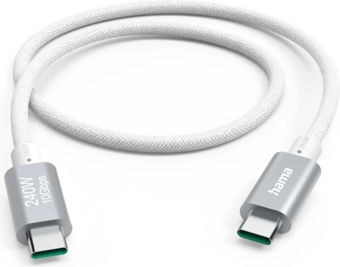Зареждащ и дата кабел Hama USB‑C към USB‑C 240 W