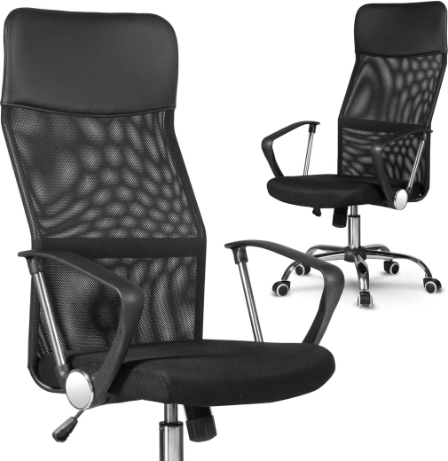 Sofotel Sydney Office Chair in Black Micro-Mesh Fabric