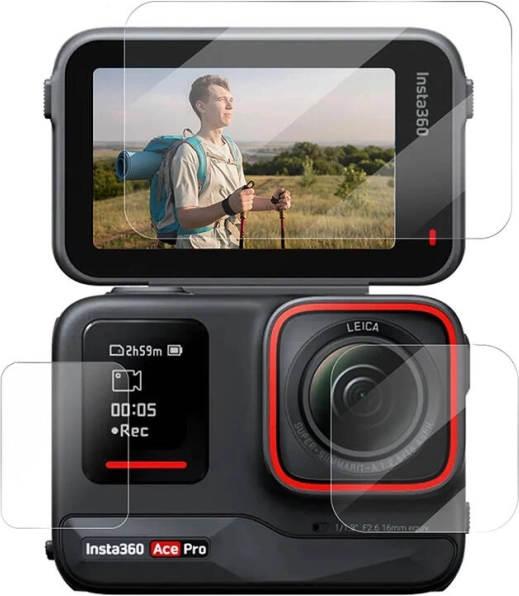 Закалено стъклено фолио TELESIN за INSTA360 Ace Pro / Ace