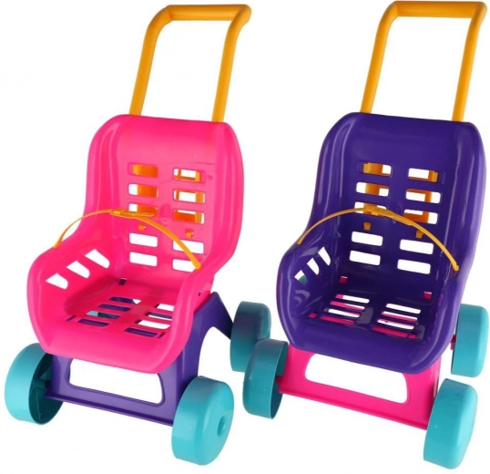 Teddies количка за кукли Buggy Sport розово‑лилава