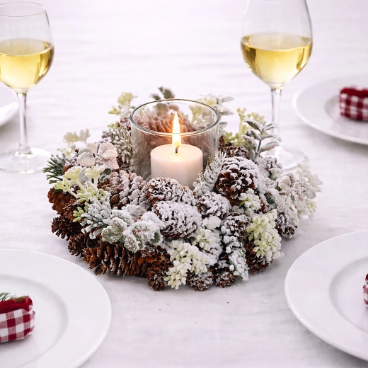 Statement table decoration with a 24 cm diameter