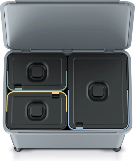 Три самостоятелни контейнера за прегледно сортиране