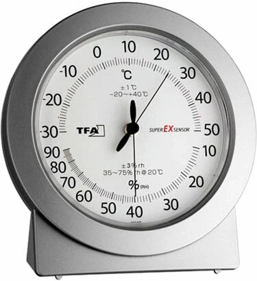 Analog Thermometer with Hygrometer TFA Super-ex-Sensor