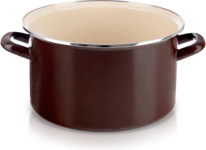 Enamelled Pot Brown 30 cm, 10 l