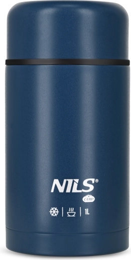 NILS Camp Food Thermos 1 L Blue