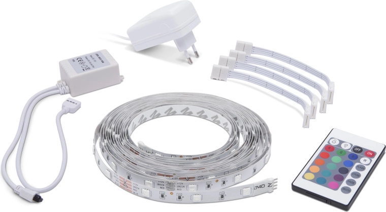 5 m RGB LED Strip with Remote Control