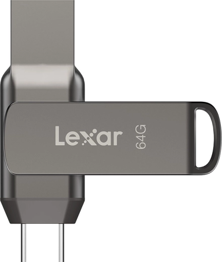 Флаш диск Lexar JumpDrive D400 Dual USB‑C и USB‑A 64 GB (USB 3.1)