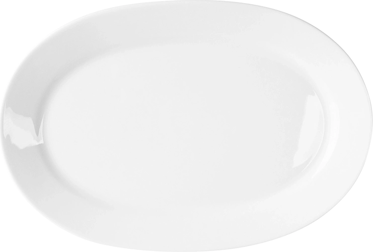 MariaPaula Klasyka Classic White Oval Tray 23 cm