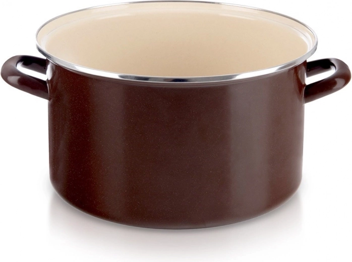 Enamelled Pot Brown 32 cm, 11.5 l