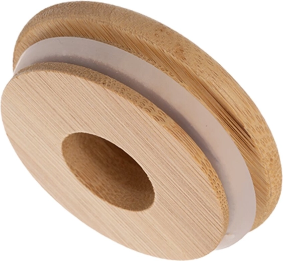 Bamboo lid with seal