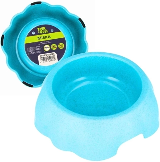 Blue pet bowl