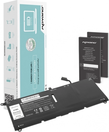 Movano DXGH8 G8VCF Battery for Dell XPS 13 9370 and 9380 5500 mAh (41 Wh)