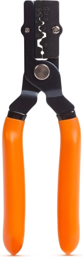 Crimping pliers for cable end terminals