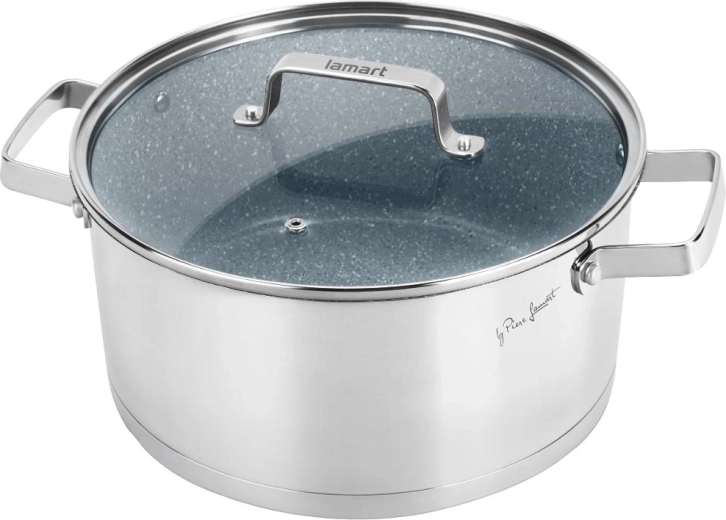 Lamart Stoness Saucepan 24 cm with Lid