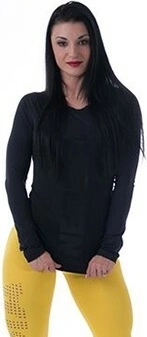 Дамска тениска NEBBIA Shirt 220 Black – черна, размер L