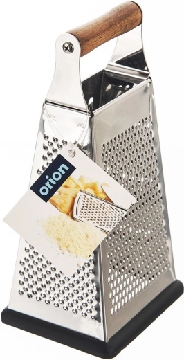 Durable stainless steel and comfortable wooden handle
