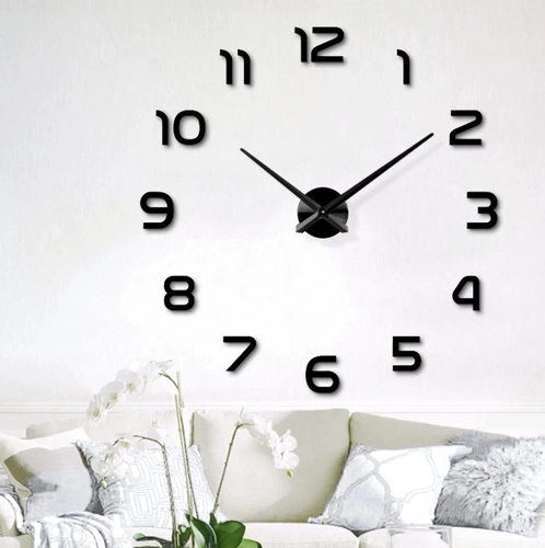 Large clock tailored to your space (60–130 cm)