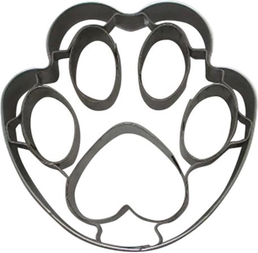 Cookie Cutter – Paw, 6 cm Stainless Steel