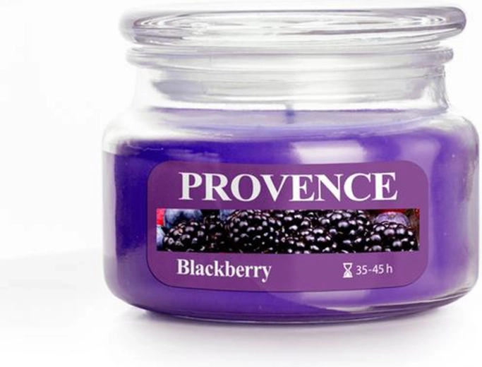 Scented candle in glass PROVENCE blackberry 45 hours