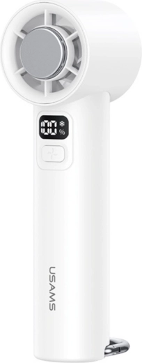 USAMS Ice-Cooling ръчен вентилатор 2000 mAh бял