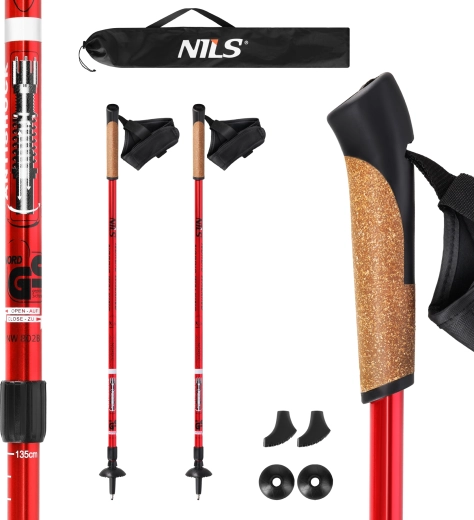Телескопични щеки за Nordic walking NILS Extreme с anti-shock