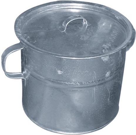 Galvanized Scalding Pot 20 L with Lid