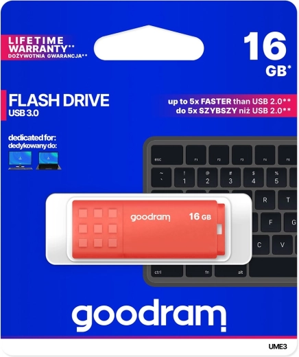 USB флаш диск GOODRAM UME3 16 GB USB 3.0 оранжев
